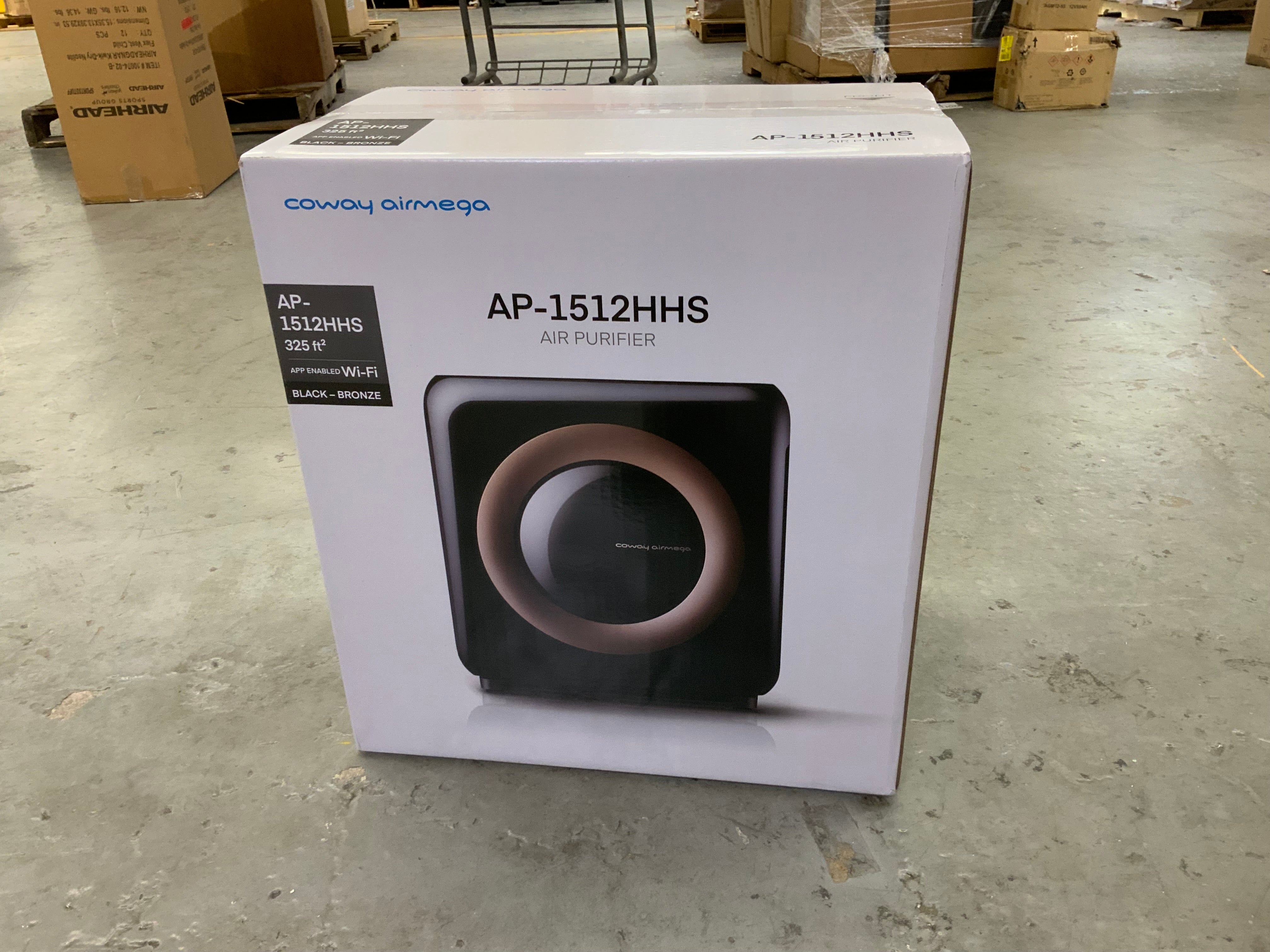 Coway Airmega AP-1512HHS (Black-Bronze Wi-Fi Smart Air Purifier) (8140732432622)